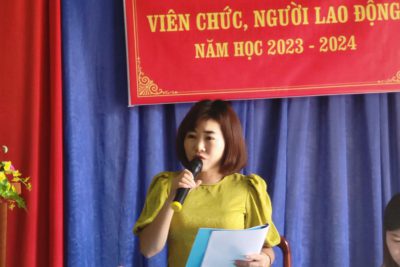 Hội nghị Viên chức, người lao động trường Mẫu giáo Hoa Tăng Bi