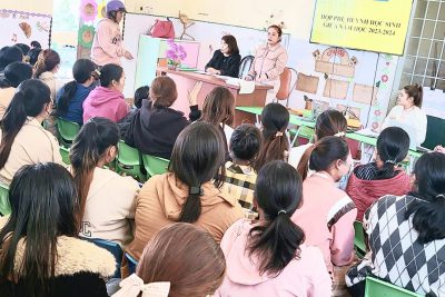 Tổ chức họp phụ huynh học sinh cuối học kỳ I, năm học 2023 – 2024