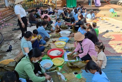 Tổ chức trải nghiệm “Lễ hội mùa xuân” tại trường MG Hoa Tăng Bi