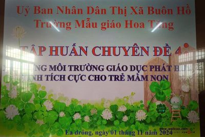 Tập huấn Chuyên đề 4: môi trường giáo dục phát huy tính tích cực cho trẻ mầm non